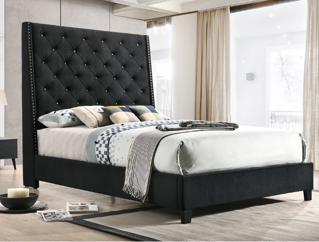 CHANTILLY BED - BLACK